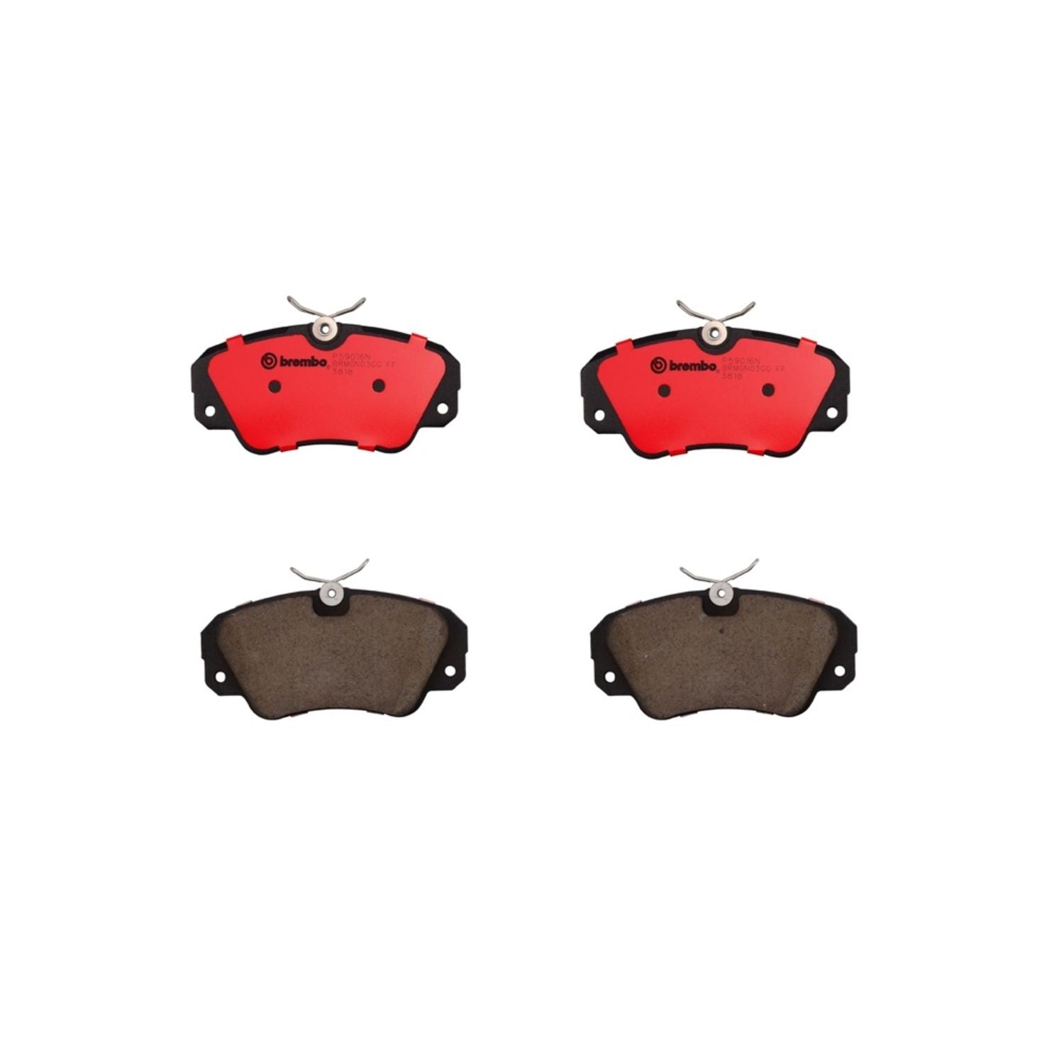 PRIME Ceramic Front Disc Brake Pad Set - P59016N_02