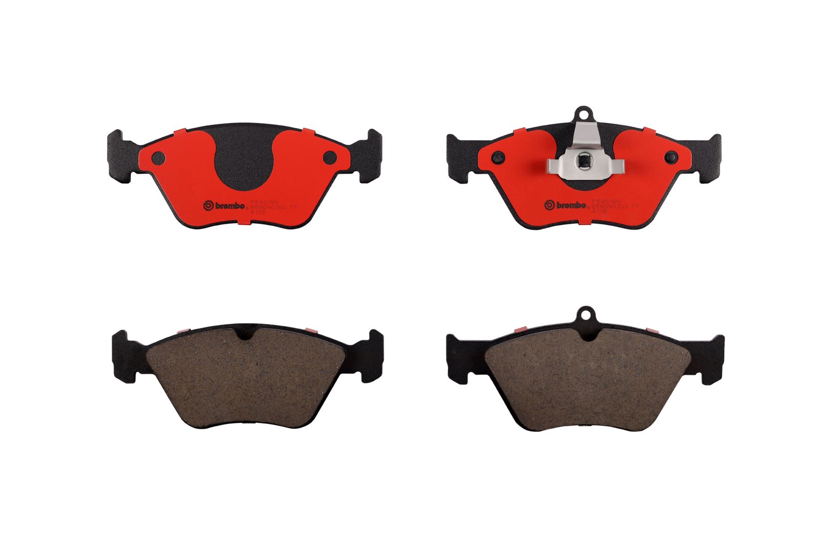 PRIME Ceramic Front Disc Brake Pad Set - P59019N_01