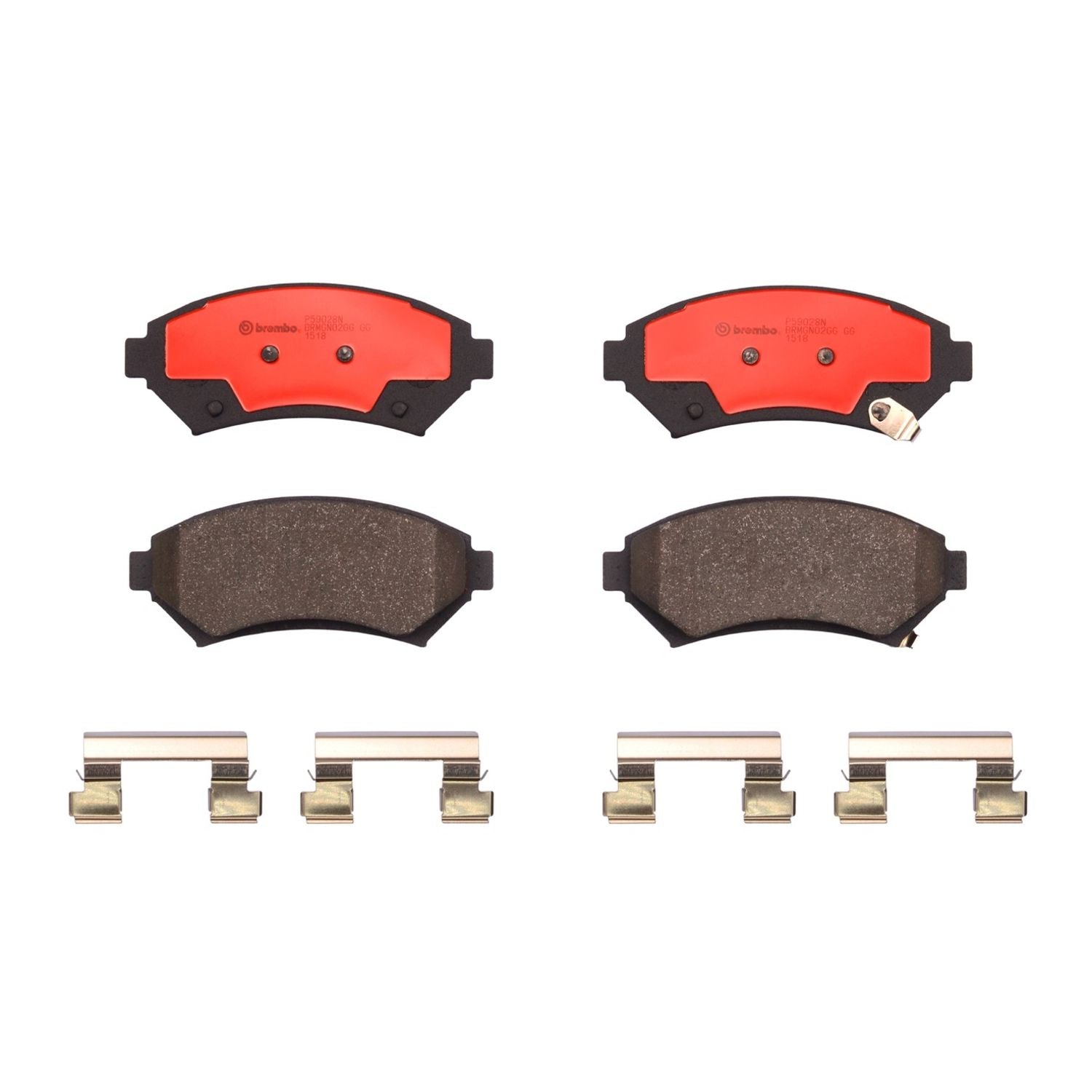 PRIME Ceramic Front Disc Brake Pad Set - P59028N_02