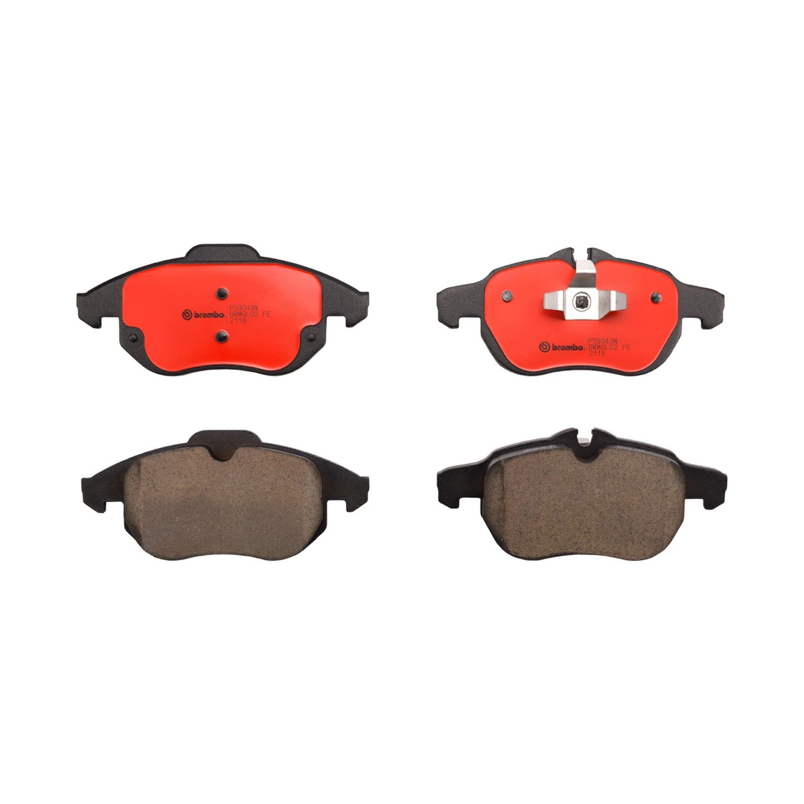 PRIME Ceramic Front Disc Brake Pad Set - P59043N_01