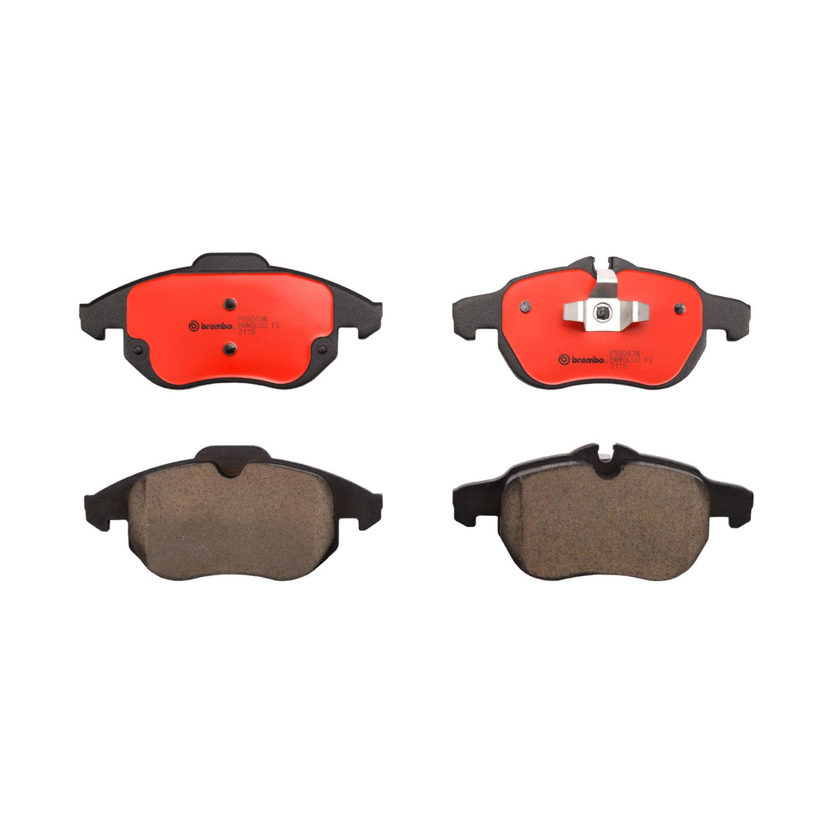 PRIME Ceramic Front Disc Brake Pad Set - P59043N_01