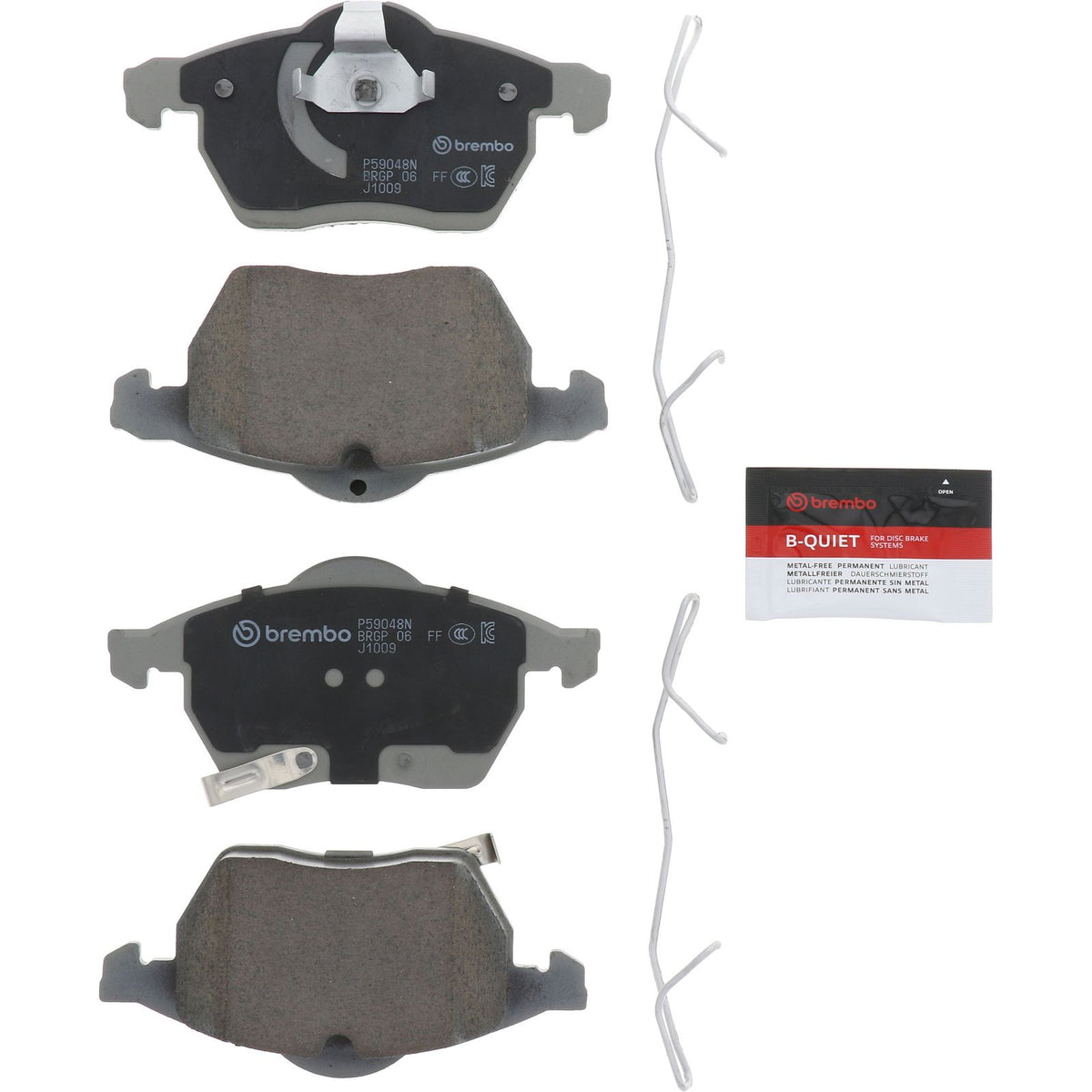 PRIME Ceramic Front Disc Brake Pad Set - P59048N_02