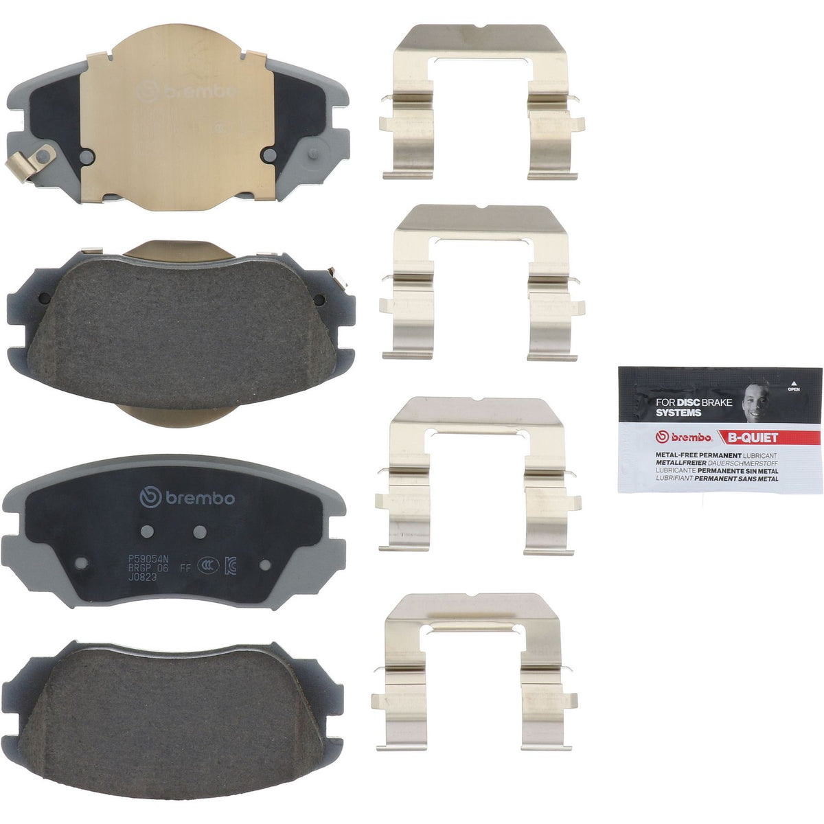 PRIME Ceramic Front Disc Brake Pad Set - P59054N_06