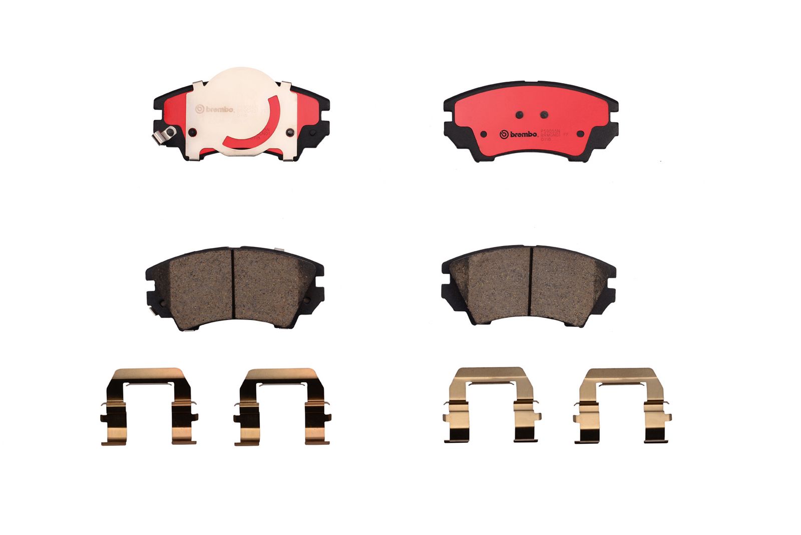 PRIME Ceramic Front Disc Brake Pad Set - P59055N_01