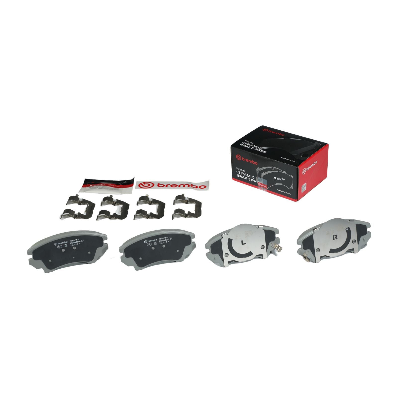 PRIME Ceramic Front Disc Brake Pad Set - P59055N_04