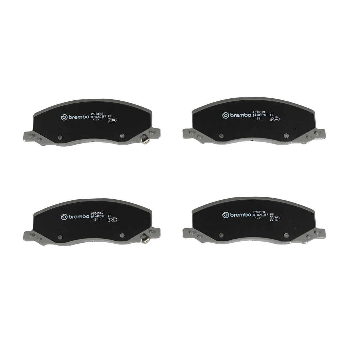 PRIME Ceramic Front Disc Brake Pad Set - P59058N_03