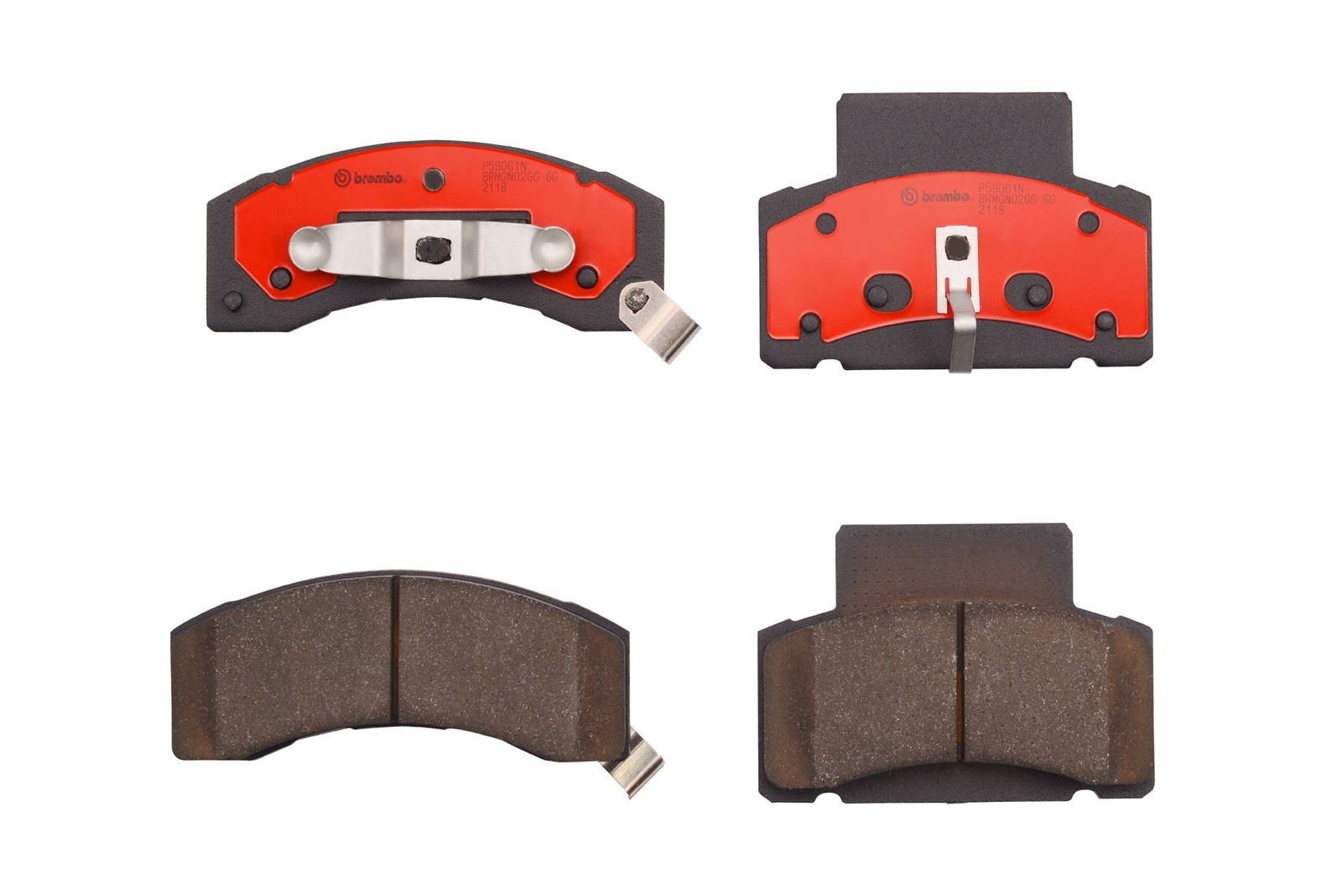 PRIME Ceramic Front Disc Brake Pad Set - P59061N_01