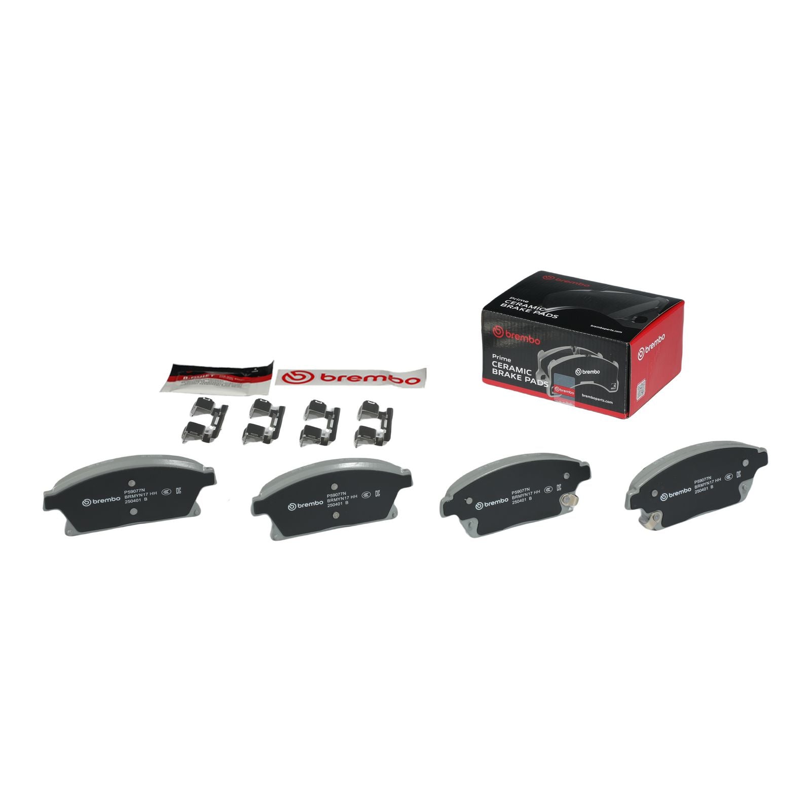 PRIME Ceramic Front Disc Brake Pad Set - P59077N_01