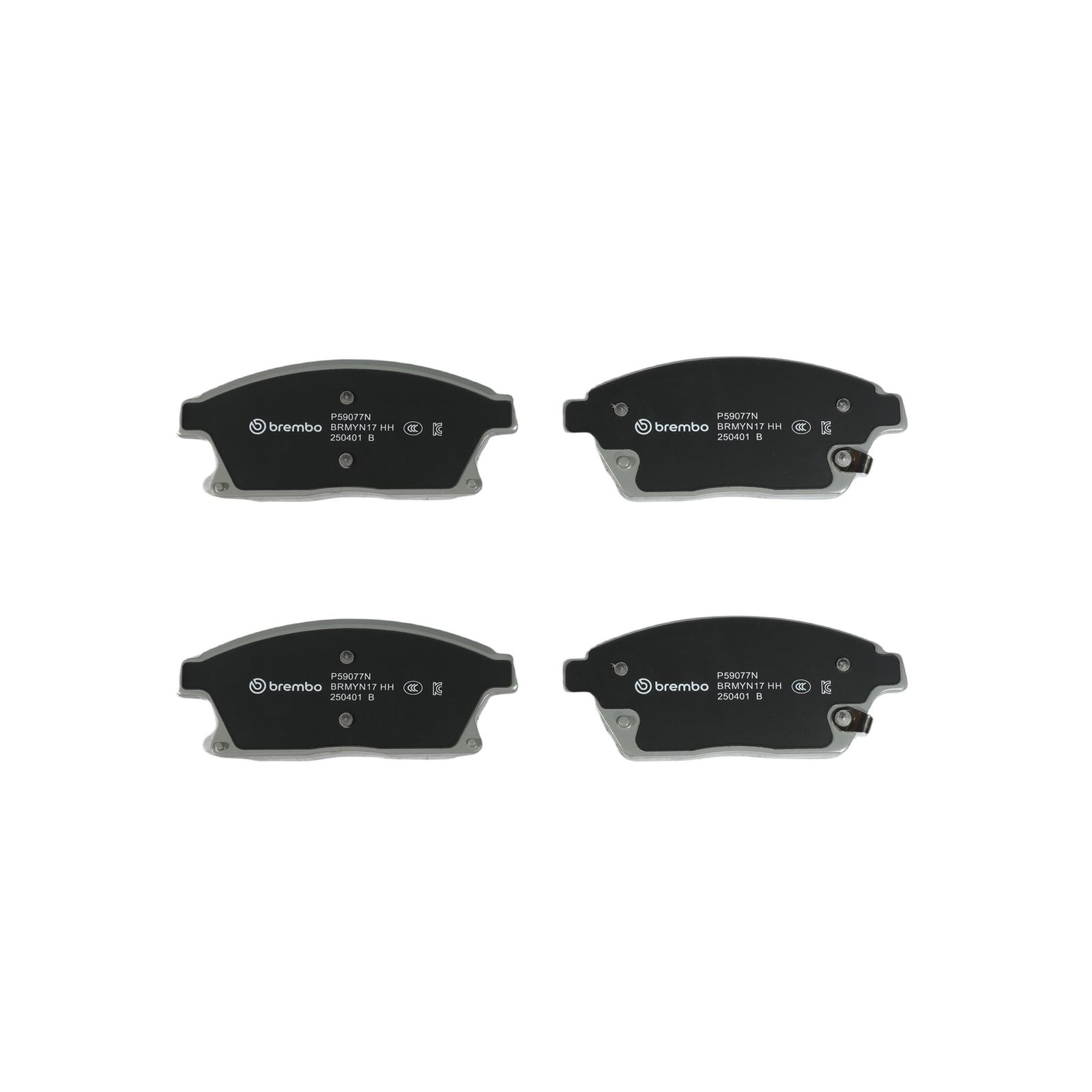 PRIME Ceramic Front Disc Brake Pad Set - P59077N_04