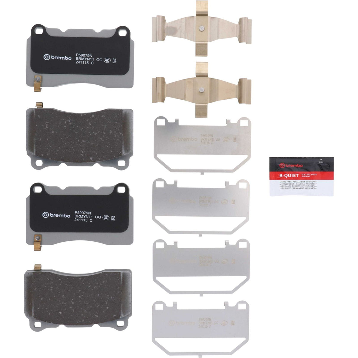 PRIME Ceramic Front Disc Brake Pad Set - P59079N_03