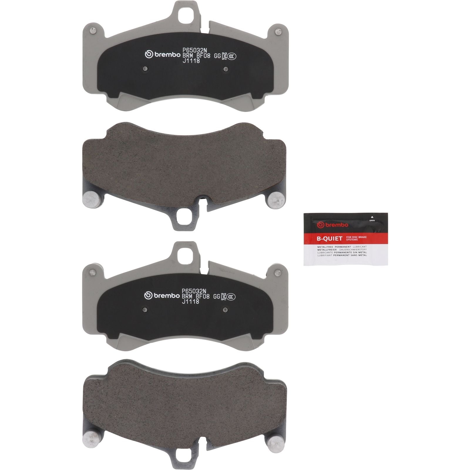 PRIME Ceramic Front Disc Brake Pad Set - P65032N_02