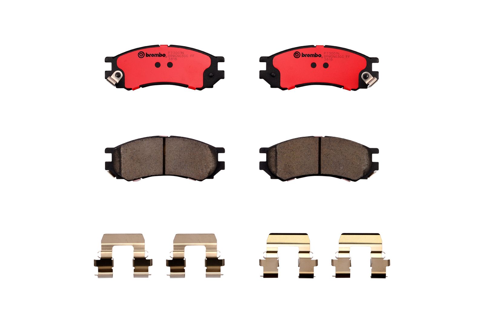 PRIME Ceramic Front Disc Brake Pad Set - P73001N_01