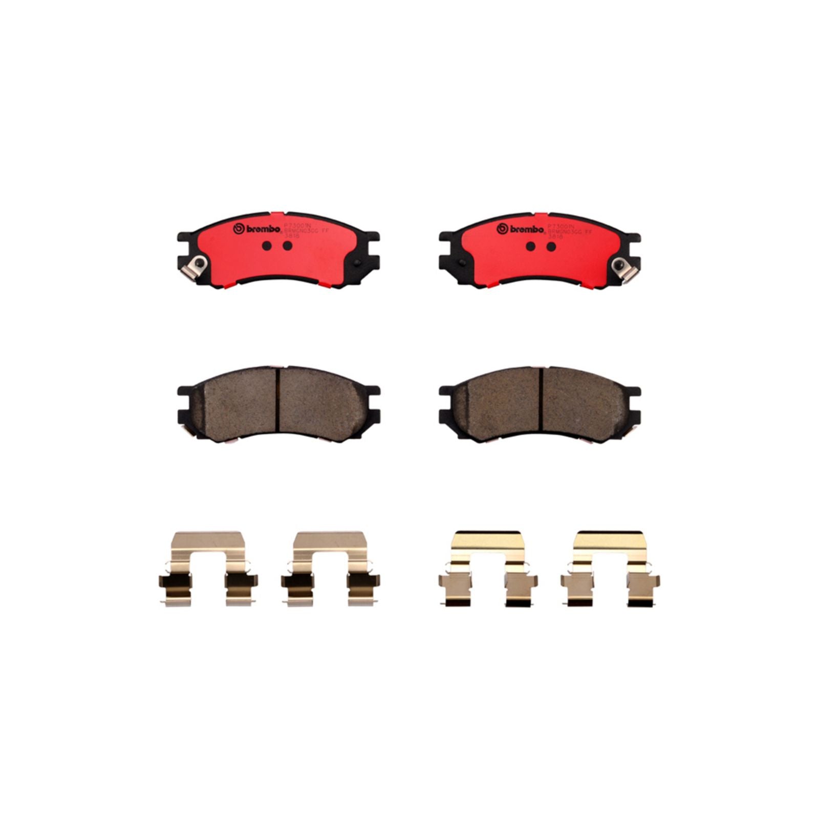 PRIME Ceramic Front Disc Brake Pad Set - P73001N_01