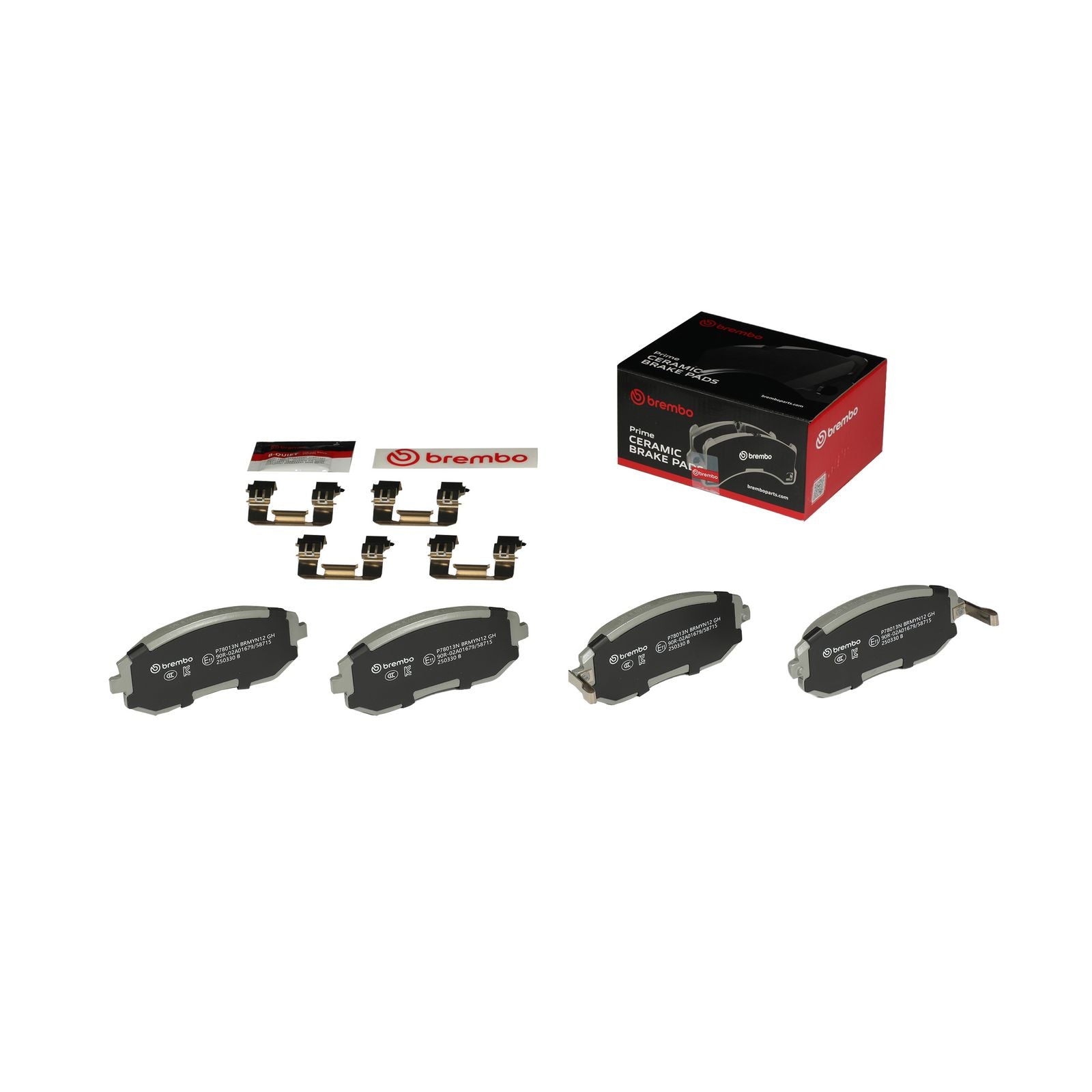 PRIME Ceramic Front Disc Brake Pad Set - P78013N_03