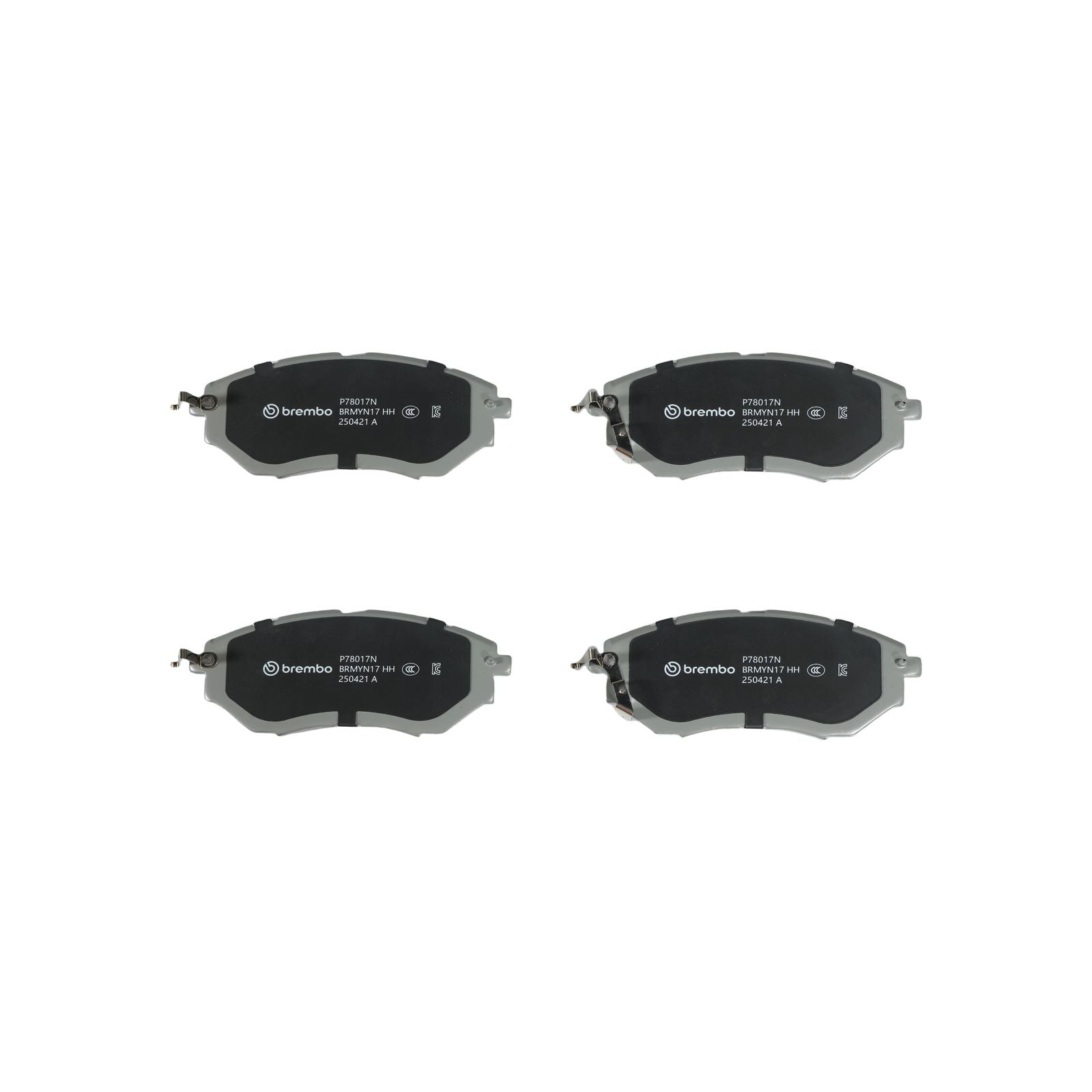 PRIME Ceramic Front Disc Brake Pad Set - P78017N_04
