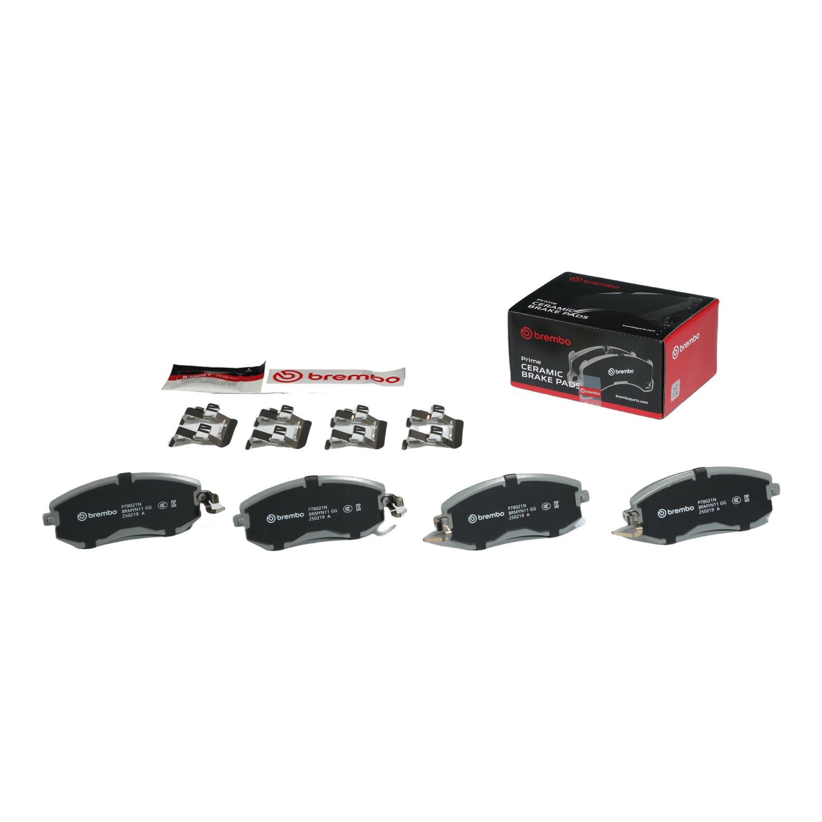 PRIME Ceramic Front Disc Brake Pad Set - P78021N_01