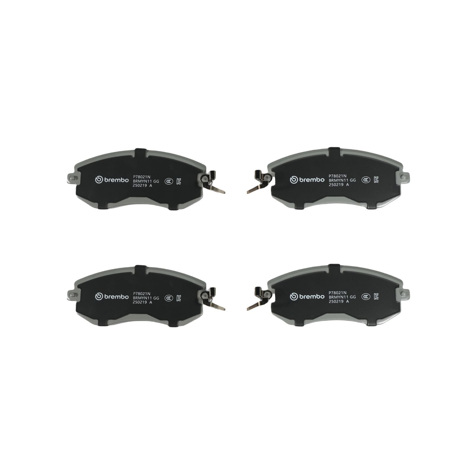 PRIME Ceramic Front Disc Brake Pad Set - P78021N_04