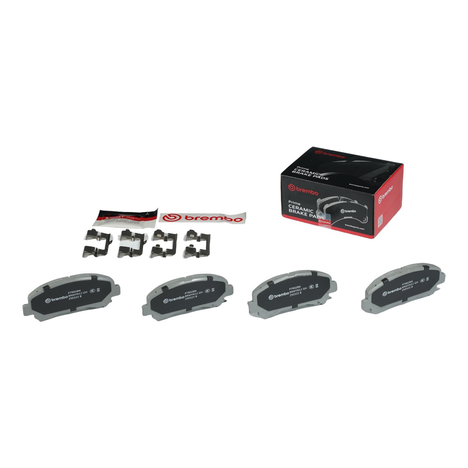 PRIME Ceramic Front Disc Brake Pad Set - P79028N_04