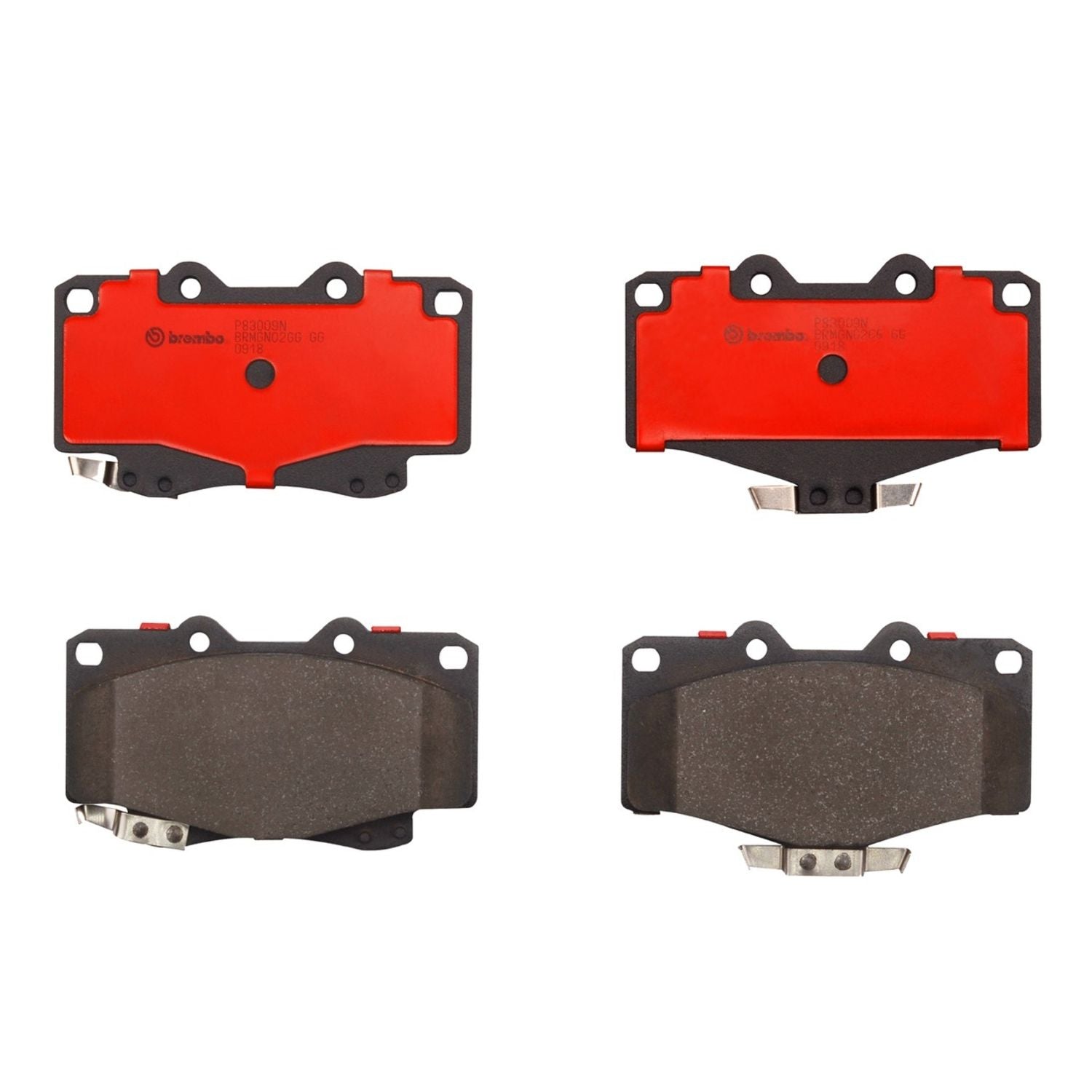 PRIME Ceramic Front Disc Brake Pad Set - P83009N_01
