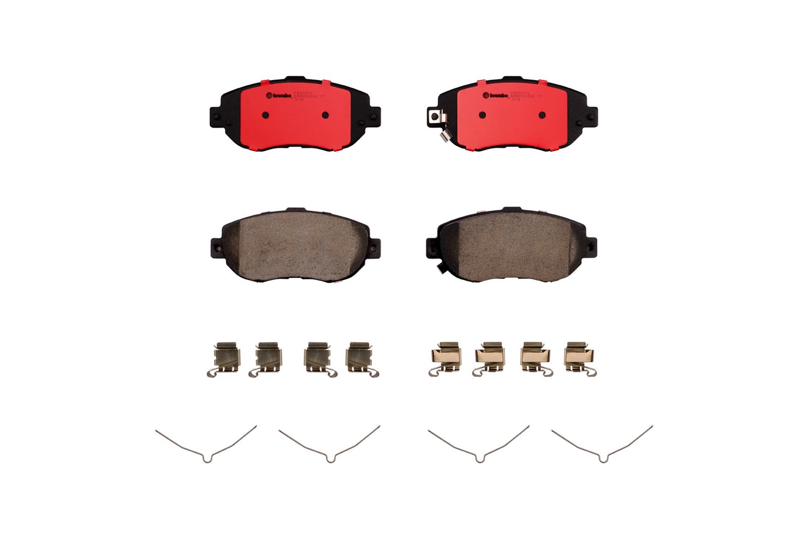 PRIME Ceramic Front Disc Brake Pad Set - P83037N_01