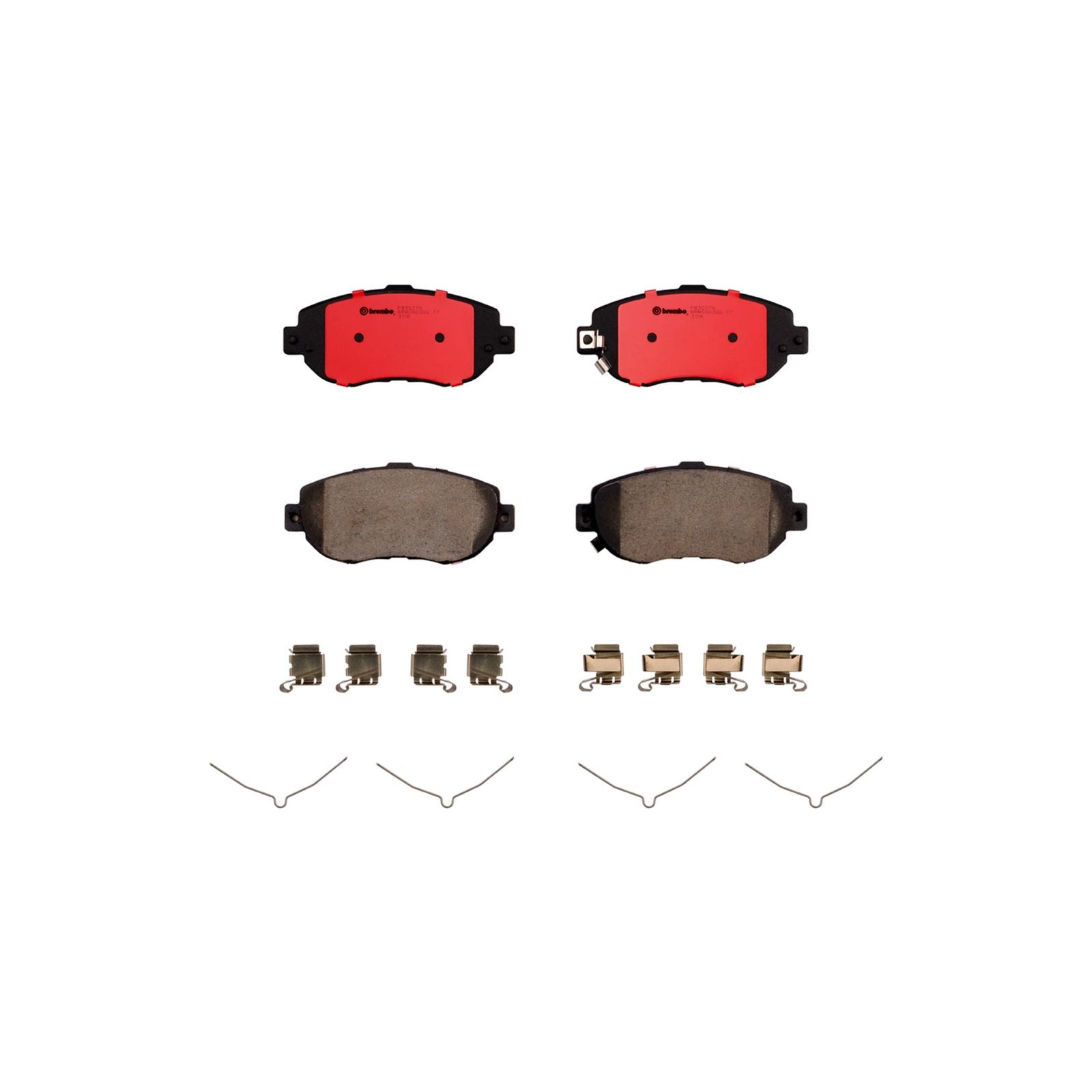 PRIME Ceramic Front Disc Brake Pad Set - P83037N_01