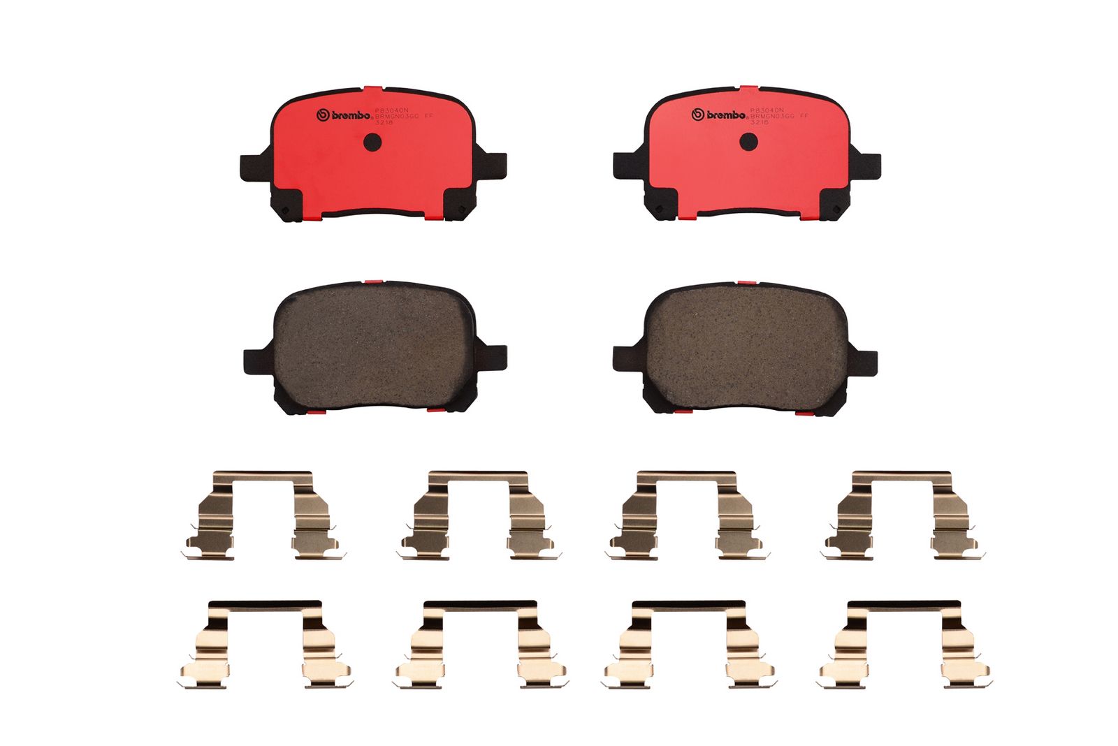 PRIME Ceramic Front Disc Brake Pad Set - P83040N_01