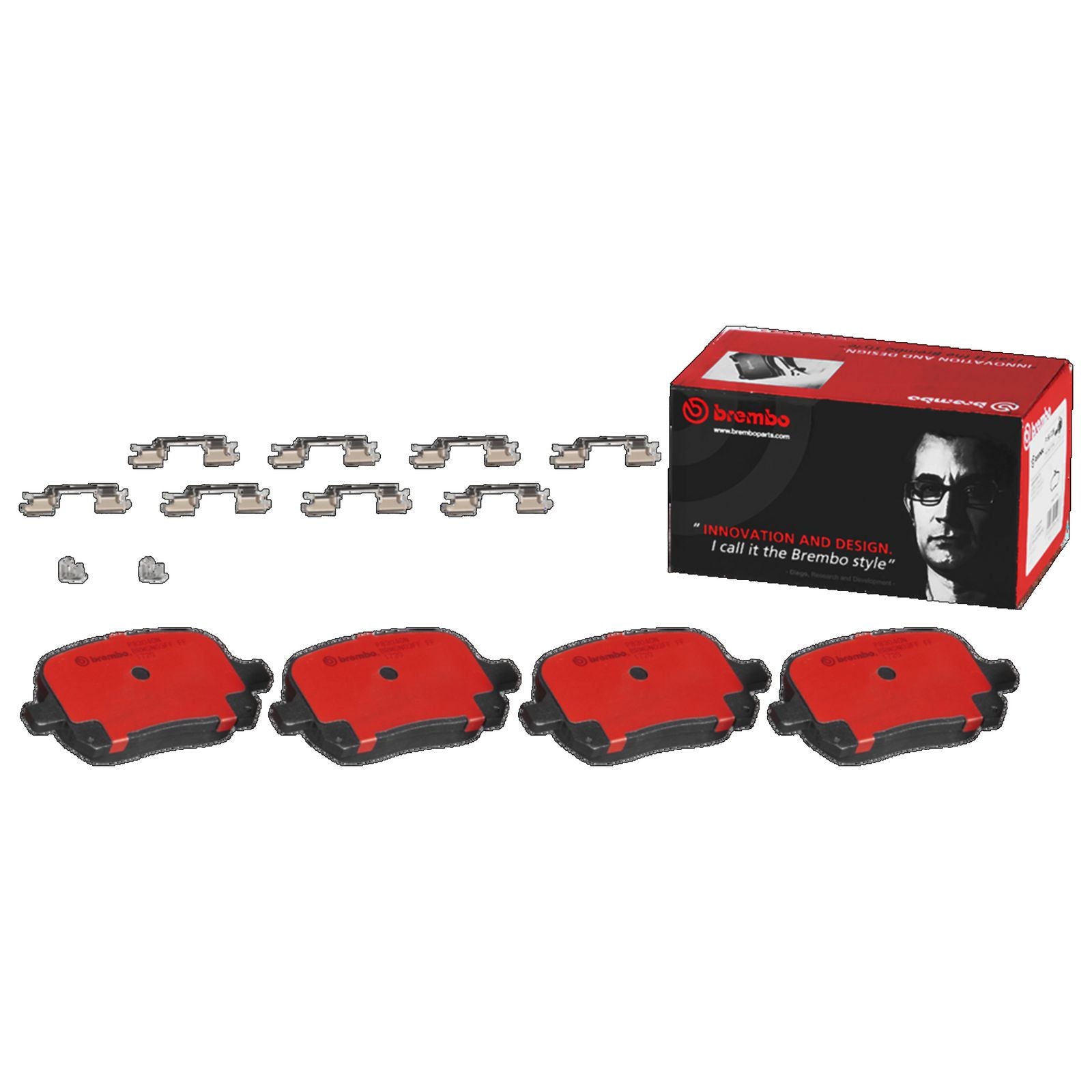 PRIME Ceramic Front Disc Brake Pad Set - P83040N_02