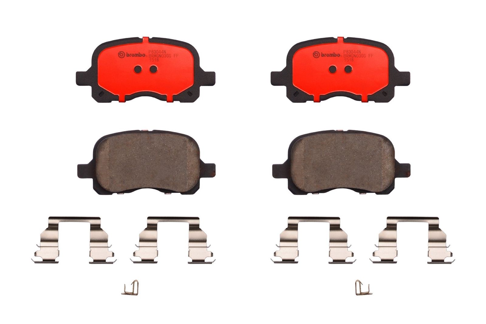 PRIME Ceramic Front Disc Brake Pad Set - P83044N_01