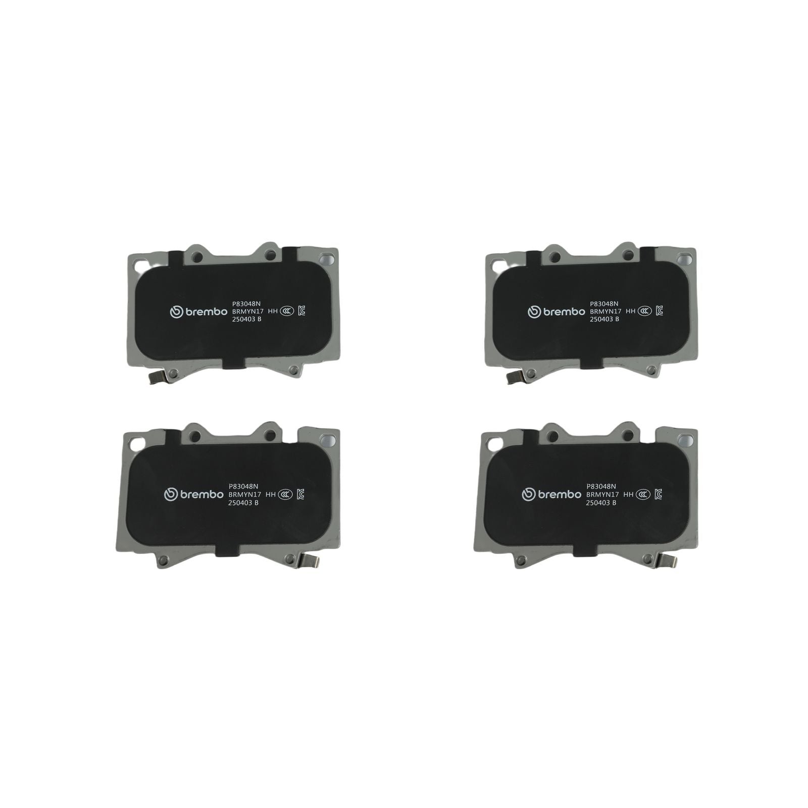 PRIME Ceramic Front Disc Brake Pad Set - P83048N_02