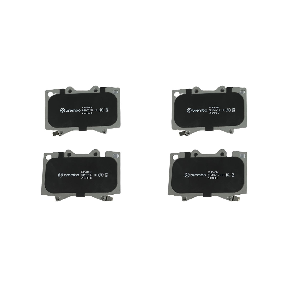 PRIME Ceramic Front Disc Brake Pad Set - P83048N_02