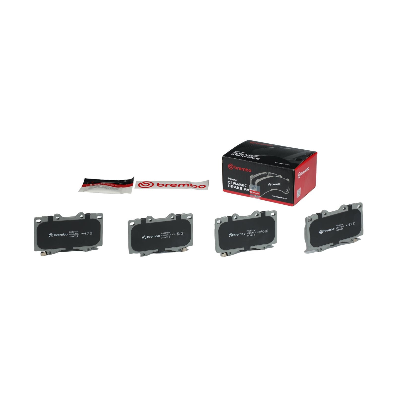 PRIME Ceramic Front Disc Brake Pad Set - P83048N_03