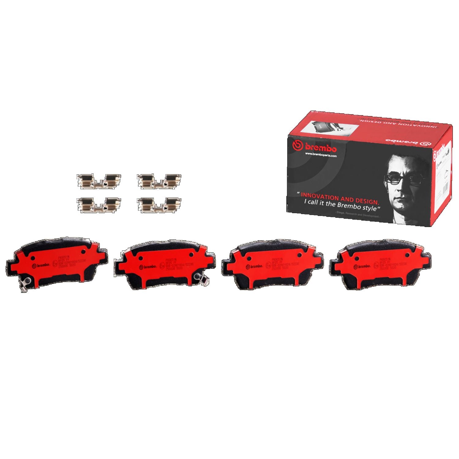 PRIME Ceramic Front Disc Brake Pad Set - P83051N_02