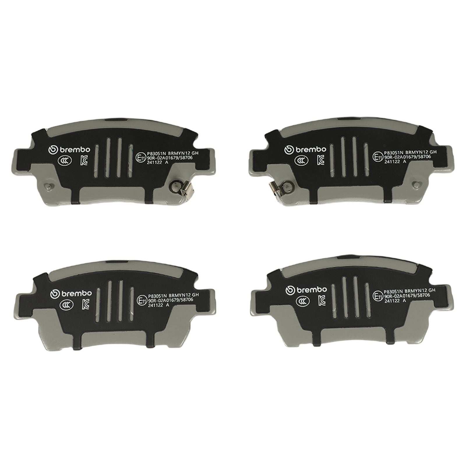 PRIME Ceramic Front Disc Brake Pad Set - P83051N_05