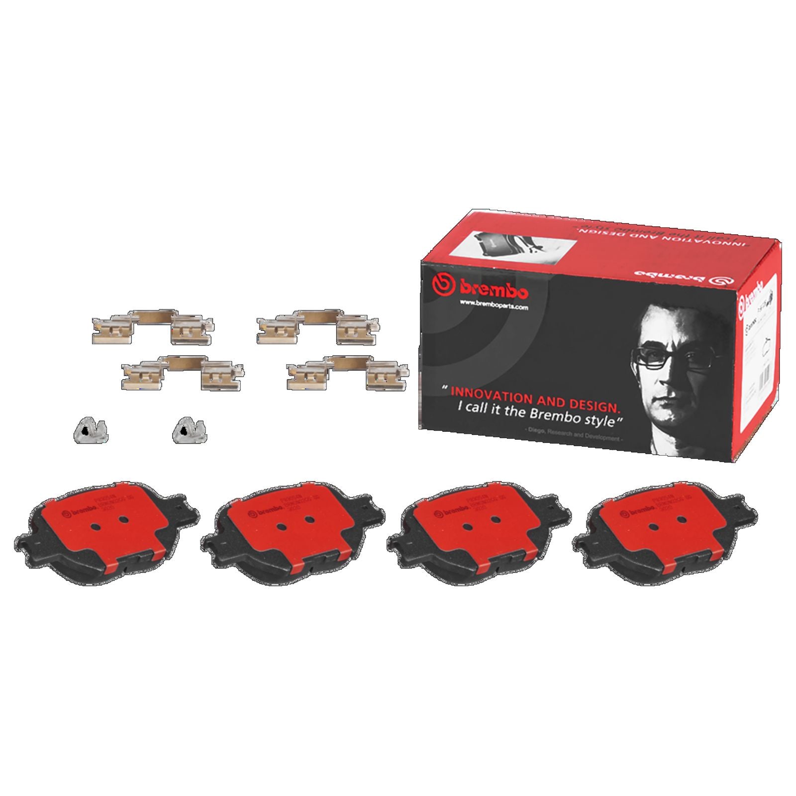 PRIME Ceramic Front Disc Brake Pad Set - P83054N_02