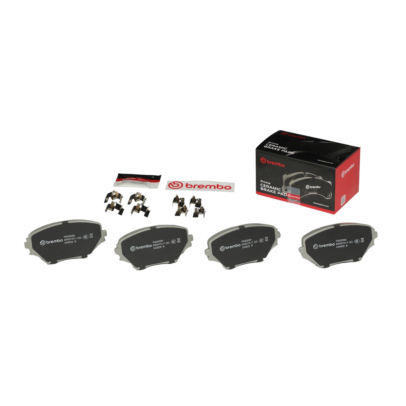 PRIME Ceramic Front Disc Brake Pad Set - P83055N_04