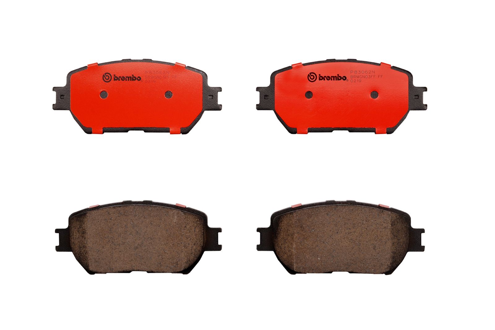 PRIME Ceramic Front Disc Brake Pad Set - P83062N_01