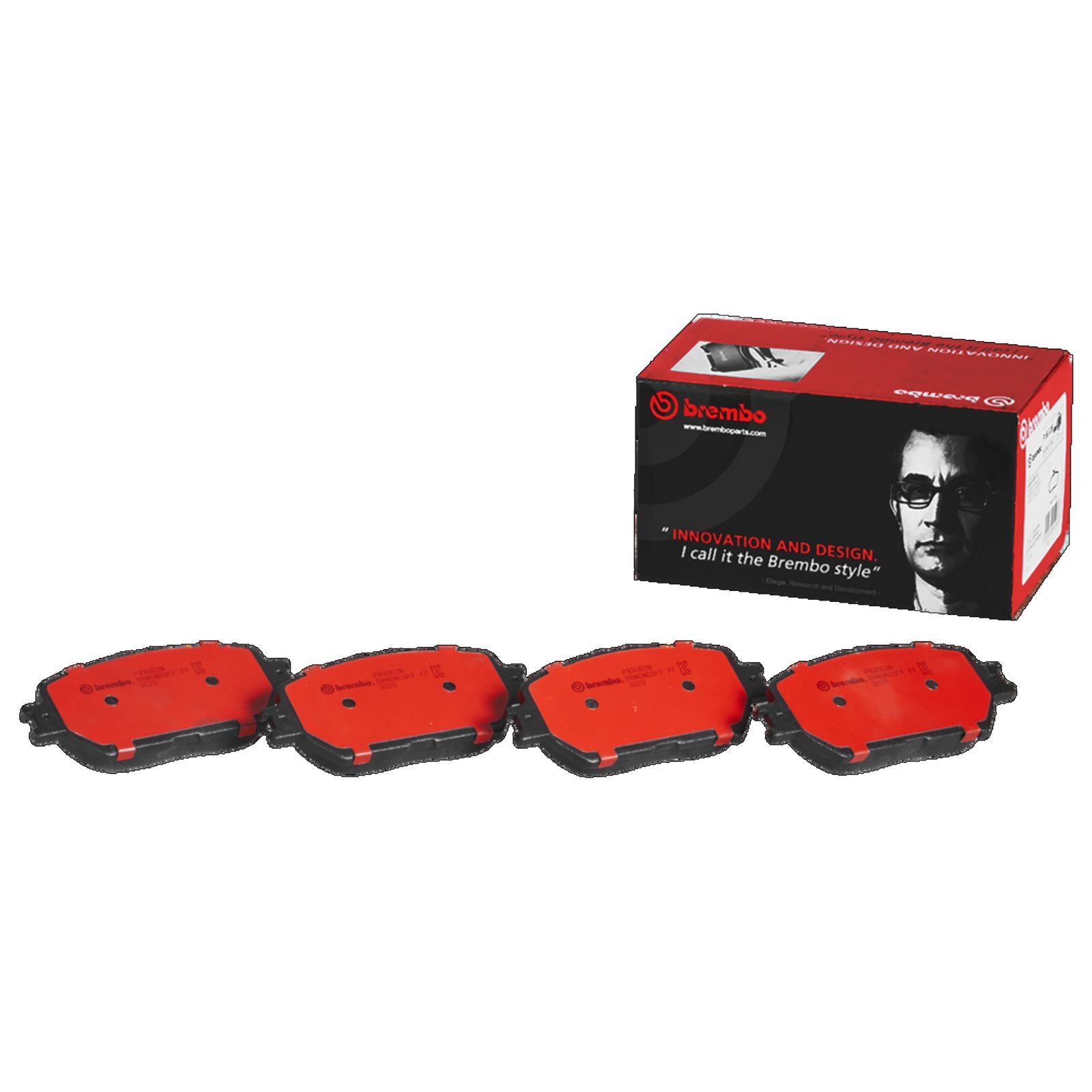 PRIME Ceramic Front Disc Brake Pad Set - P83062N_02