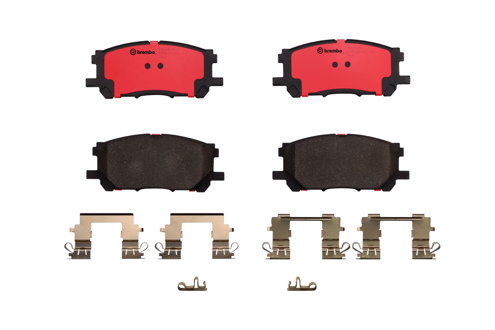 PRIME Ceramic Front Disc Brake Pad Set - P83067N_01