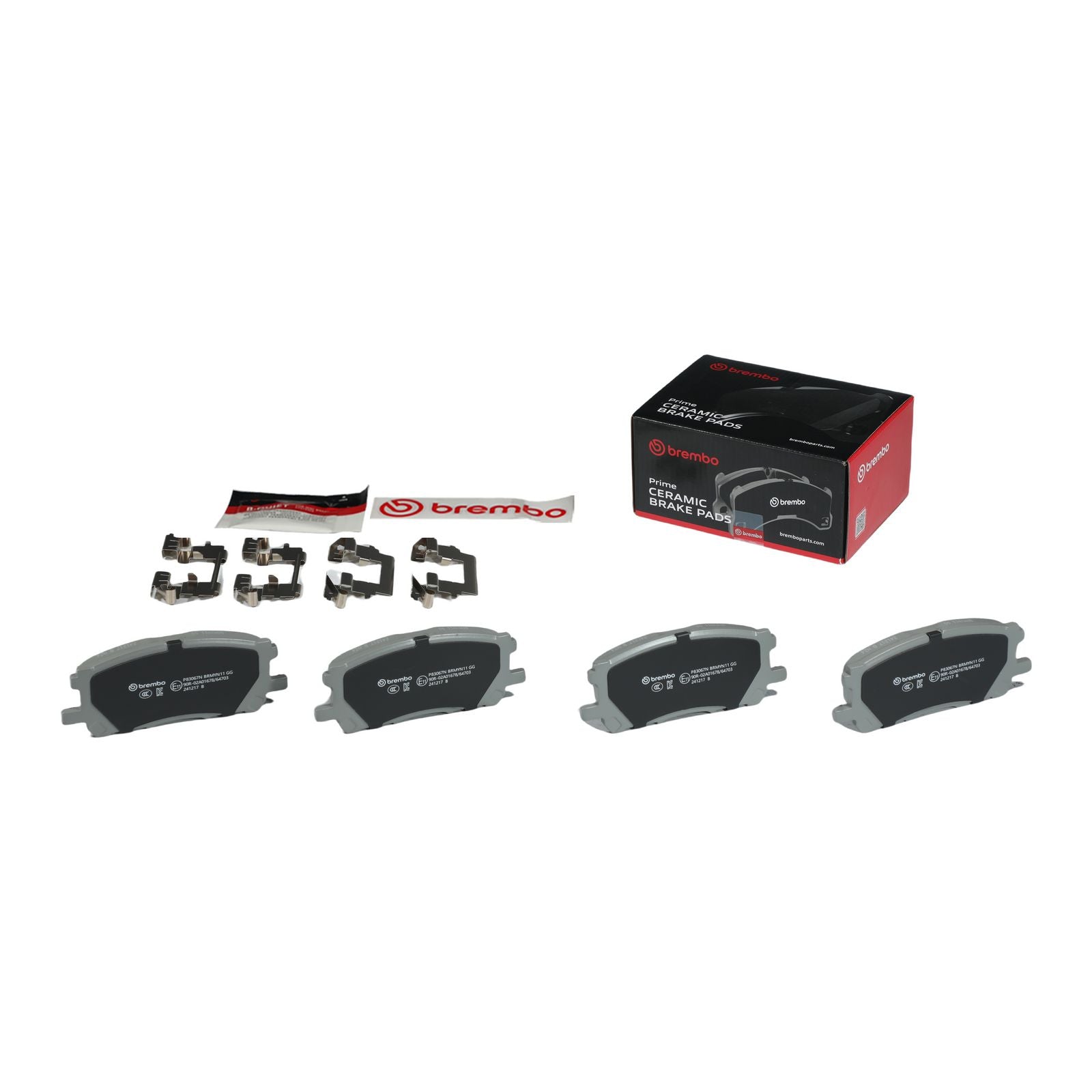 PRIME Ceramic Front Disc Brake Pad Set - P83067N_02