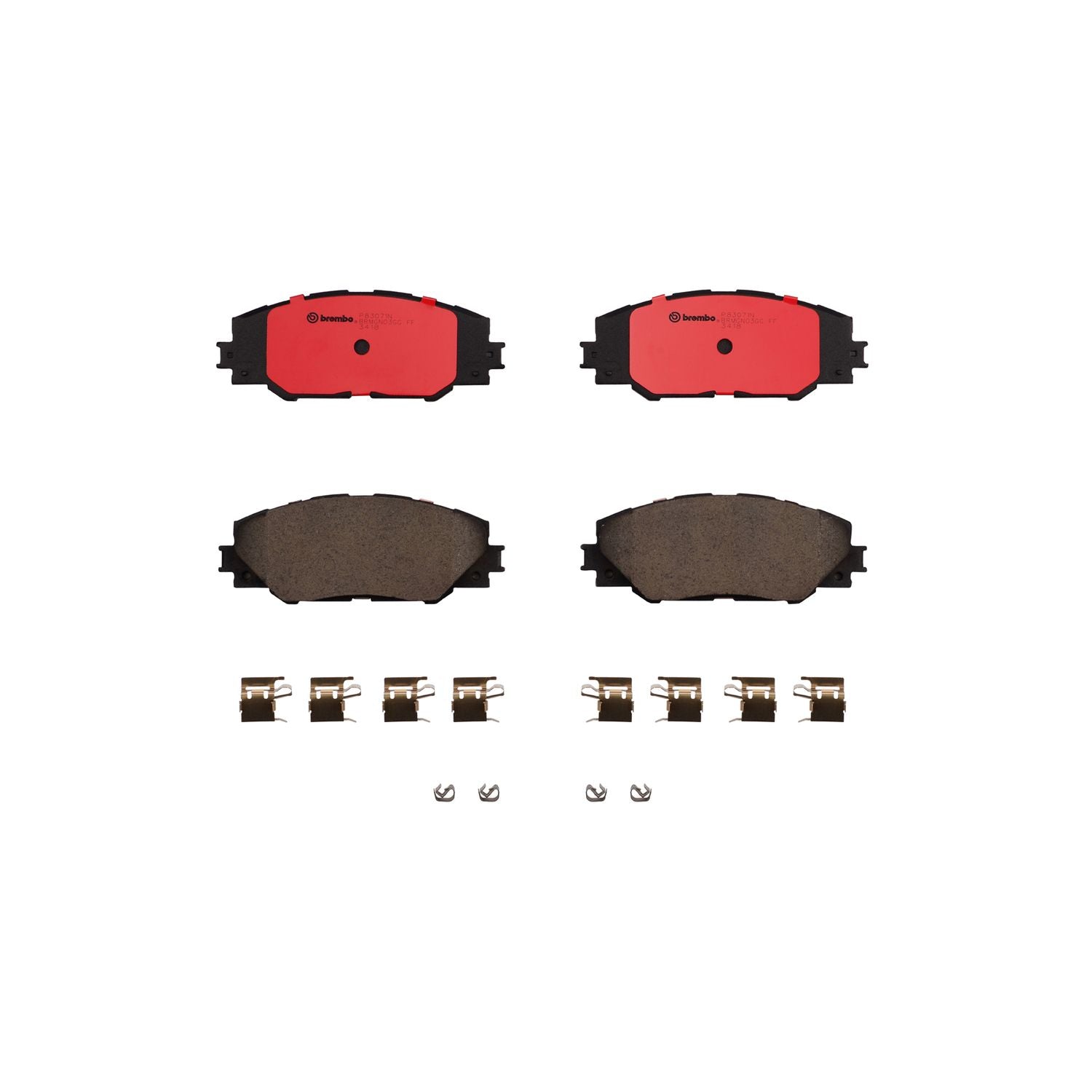 PRIME Ceramic Front Disc Brake Pad Set - P83071N_01