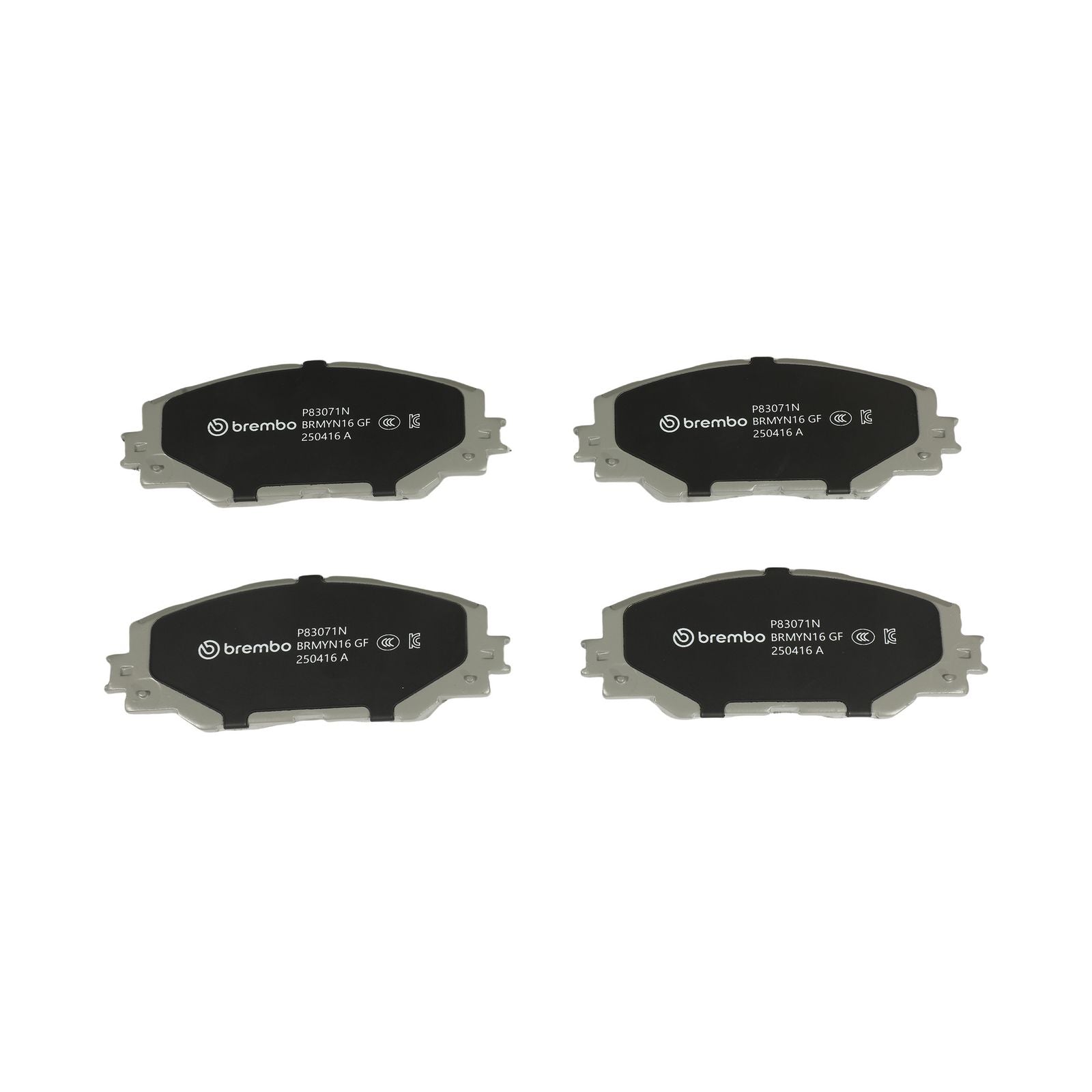 PRIME Ceramic Front Disc Brake Pad Set - P83071N_02