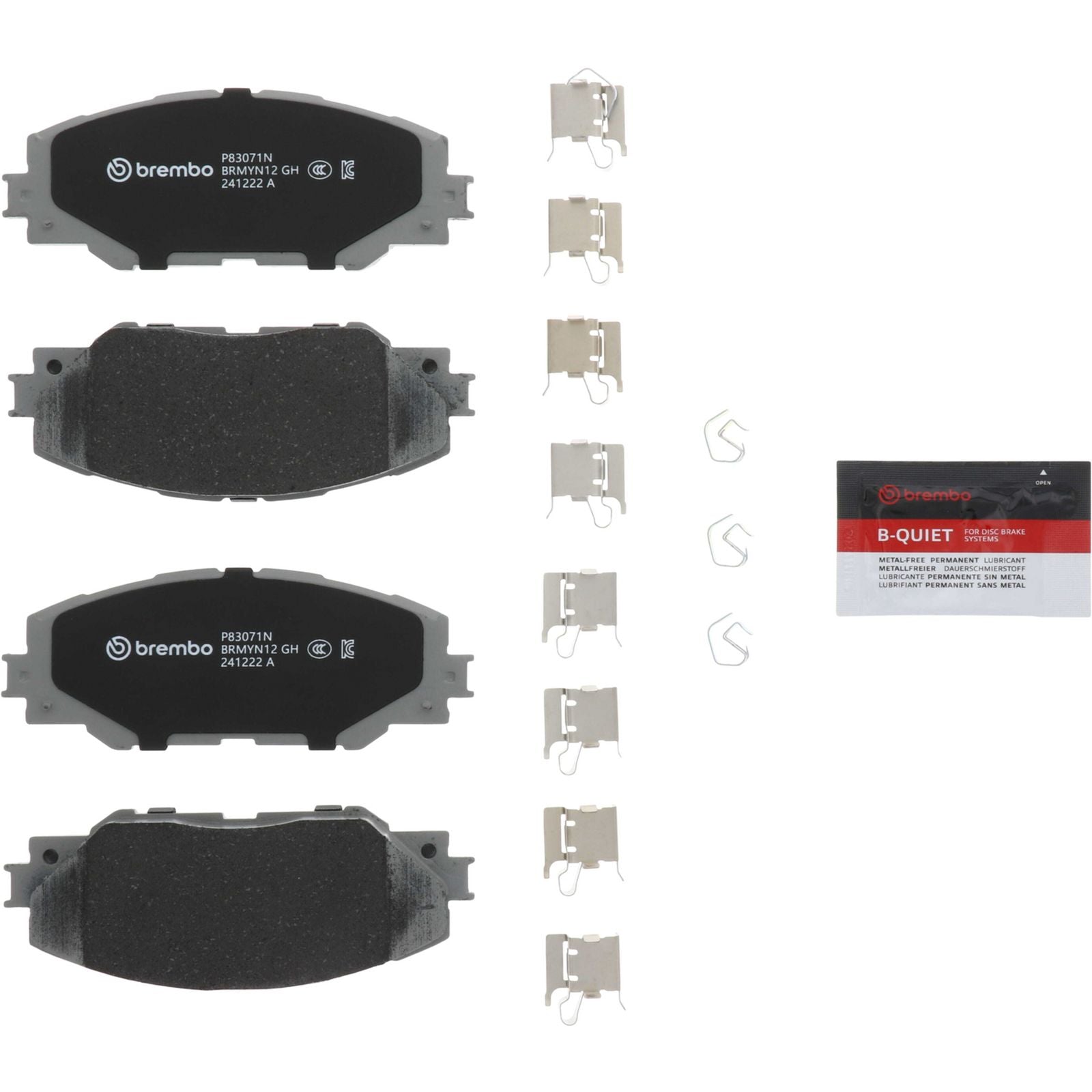 PRIME Ceramic Front Disc Brake Pad Set - P83071N_04