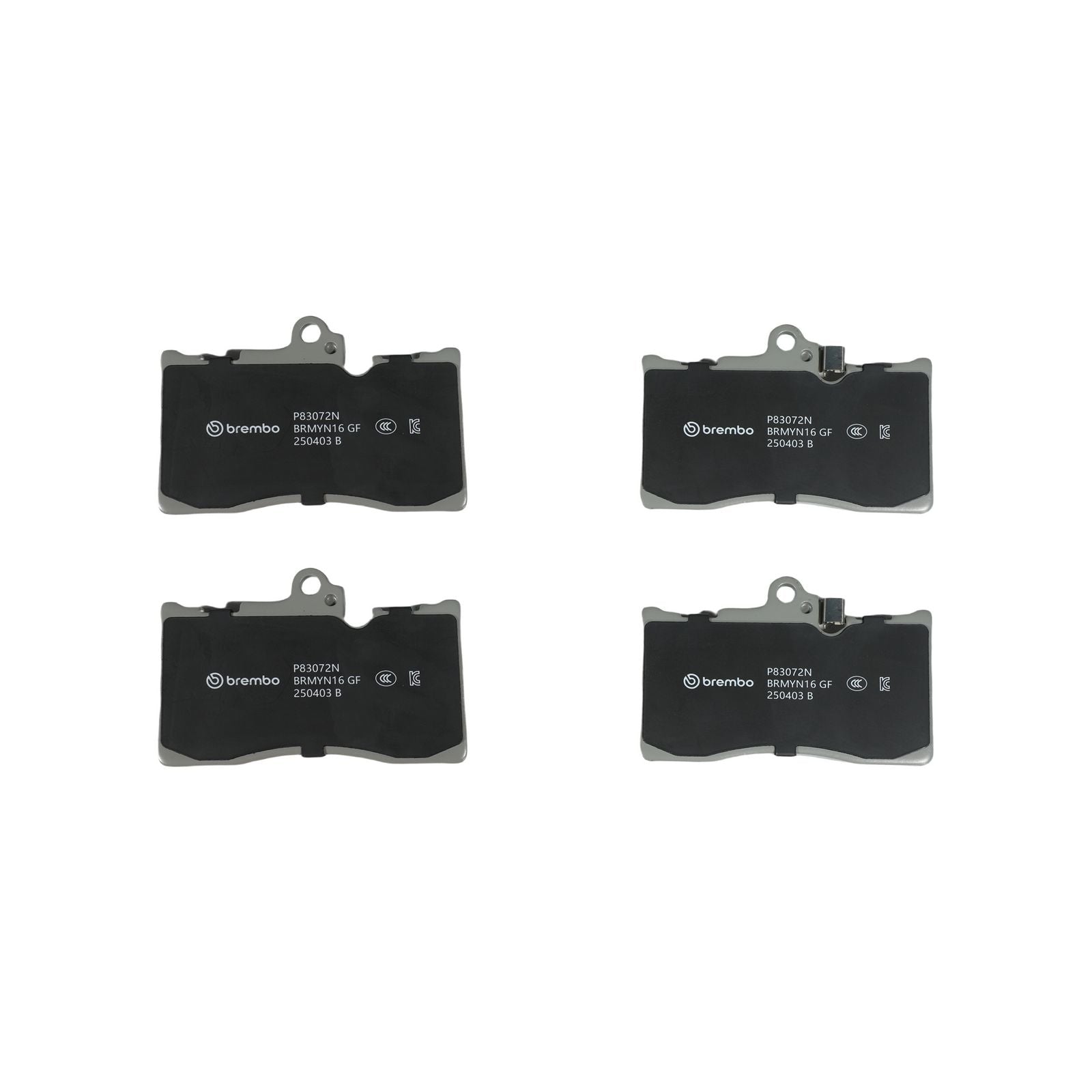 PRIME Ceramic Front Disc Brake Pad Set - P83072N_01