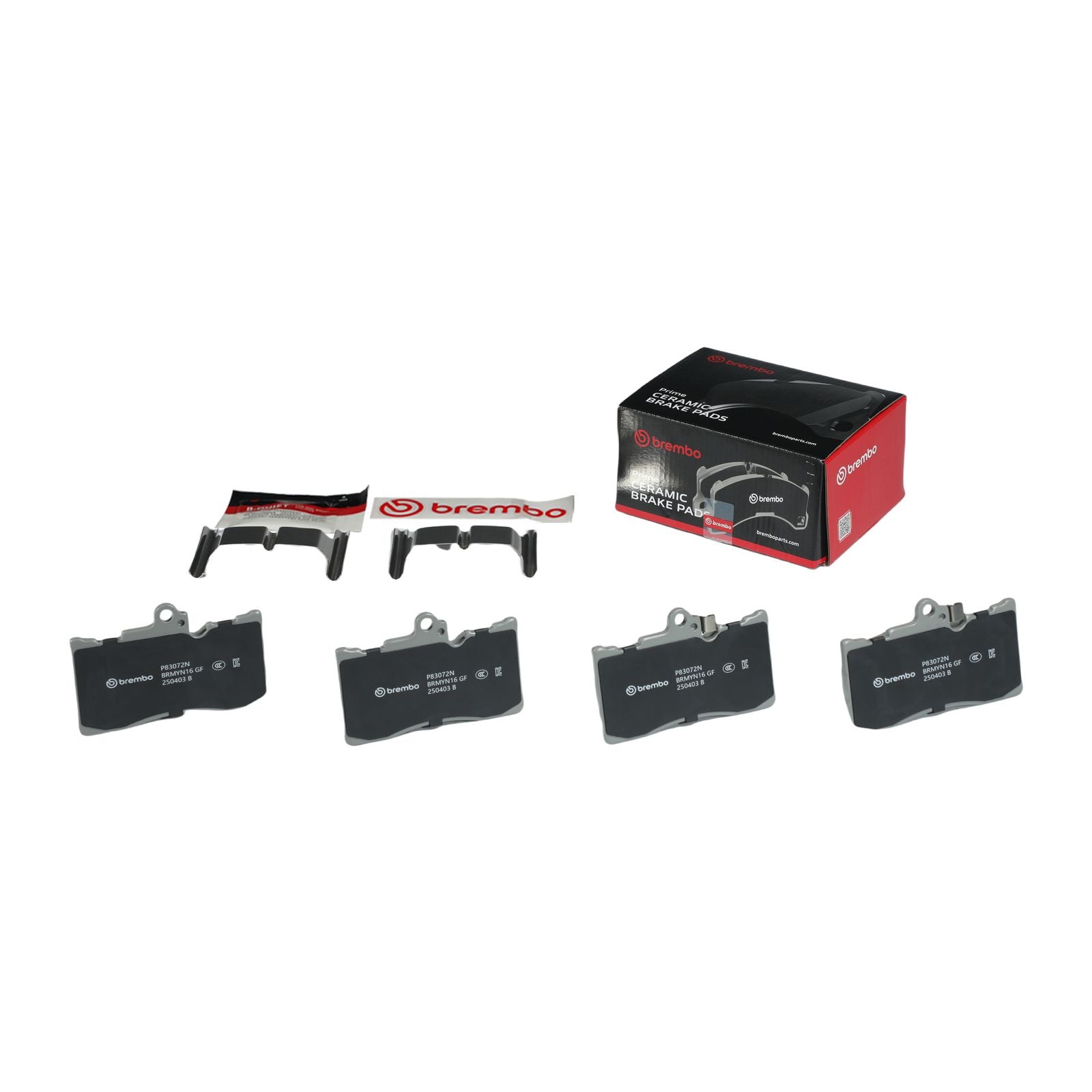 PRIME Ceramic Front Disc Brake Pad Set - P83072N_02