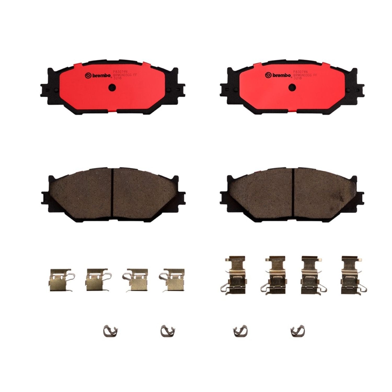 PRIME Ceramic Front Disc Brake Pad Set - P83074N_02