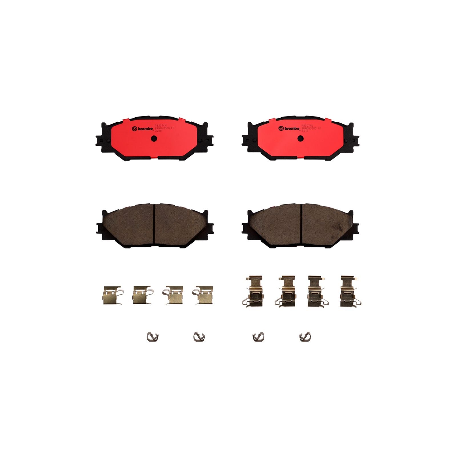PRIME Ceramic Front Disc Brake Pad Set - P83074N_02