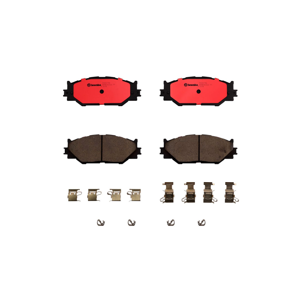 PRIME Ceramic Front Disc Brake Pad Set - P83074N_02