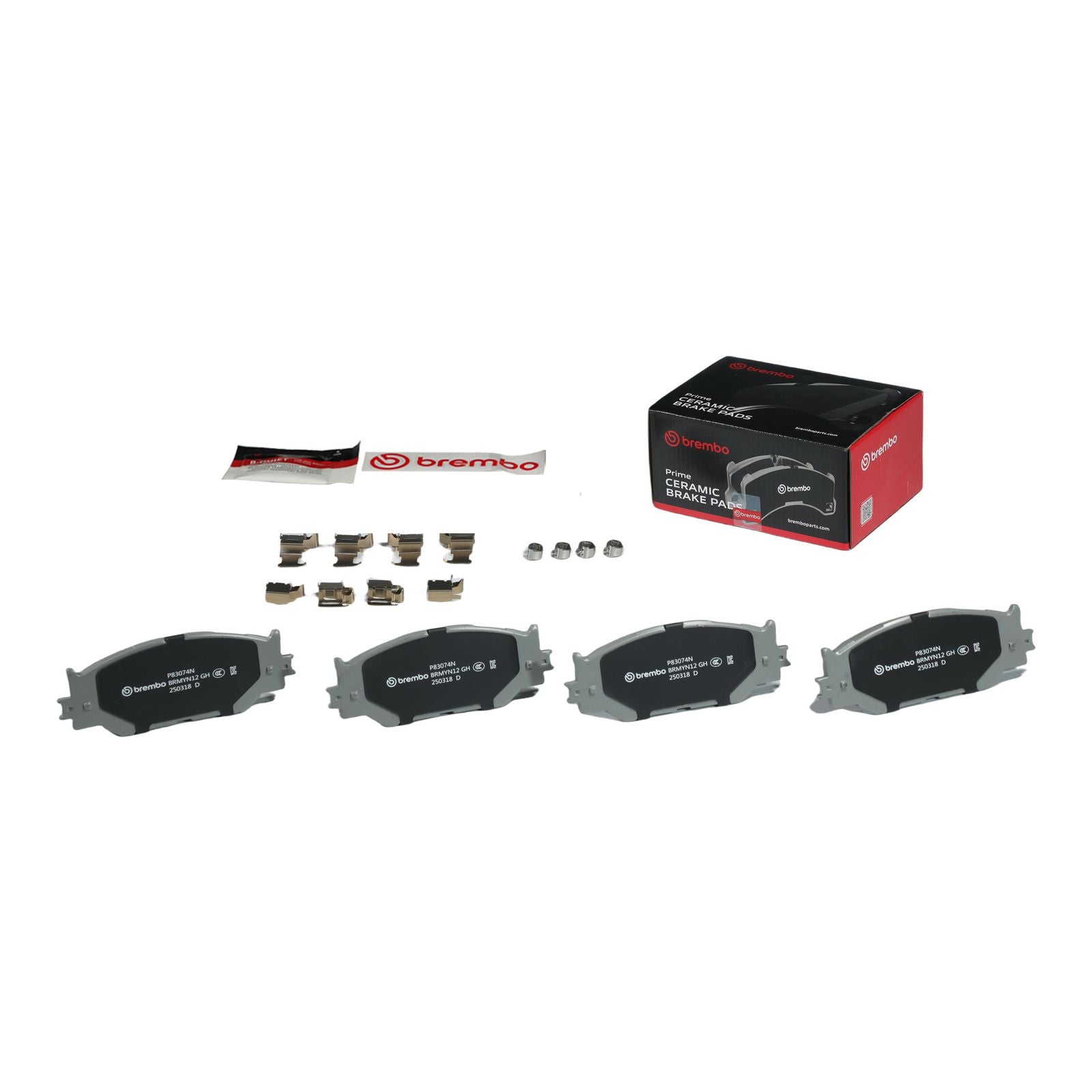 PRIME Ceramic Front Disc Brake Pad Set - P83074N_03
