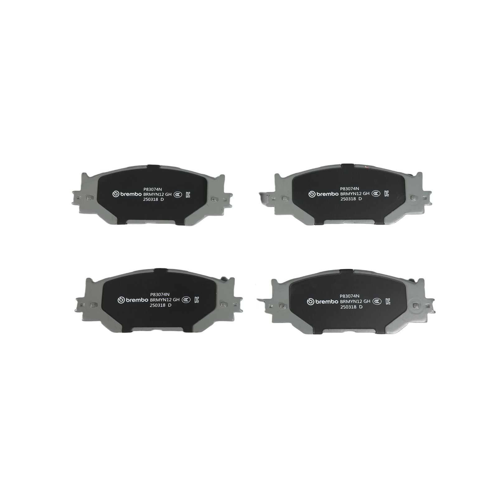 PRIME Ceramic Front Disc Brake Pad Set - P83074N_06
