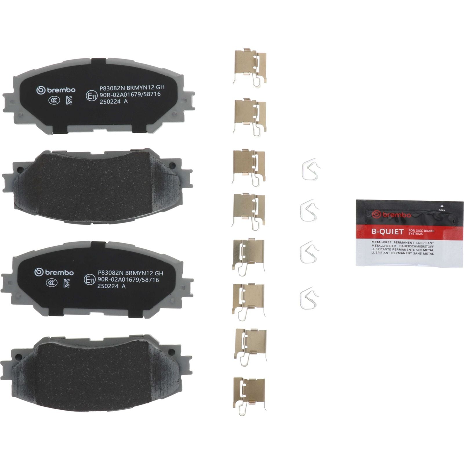 PRIME Ceramic Front Disc Brake Pad Set - P83082N_01